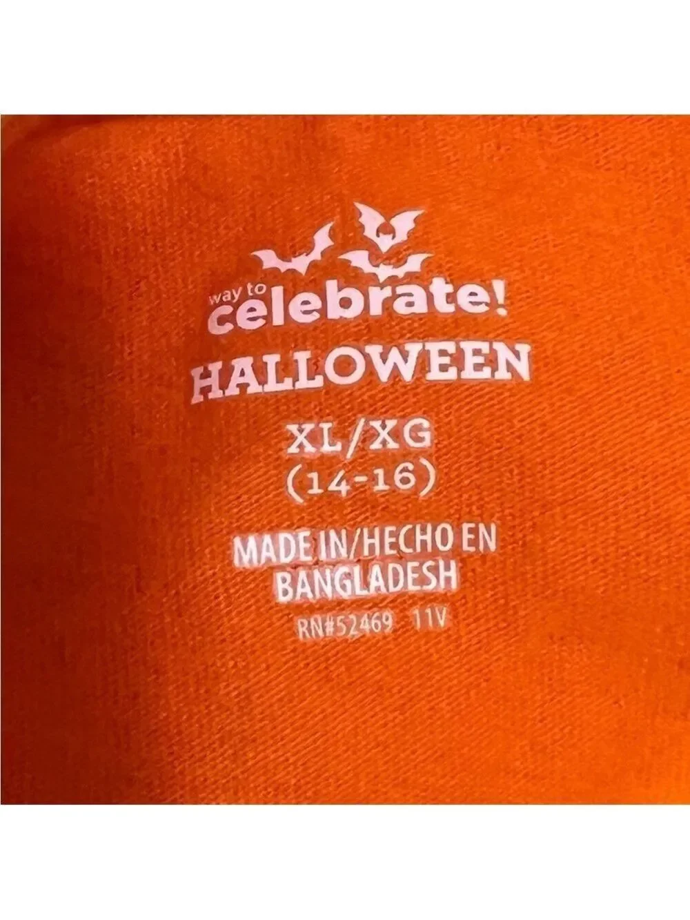 Way to Celebrate Girls Flip Sequin Pumpkin Halloween Shirt